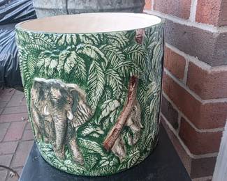 Great planter in courtyard 