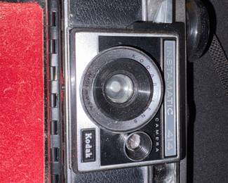 Close up of Kodak camera 
