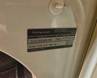 Hot point Dryer 