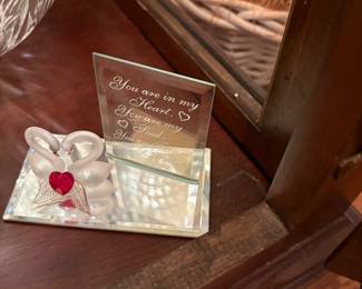 Entrance hallway - items in Curio Cabinet
