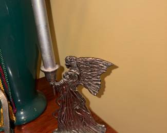 Angel candle holder