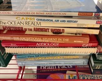 Master bathroom - books