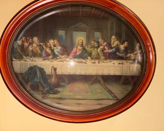 “Last Supper” framed picture