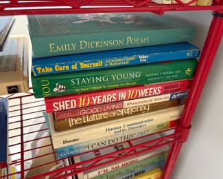 Master bathroom - books