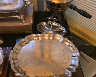 Silver tray