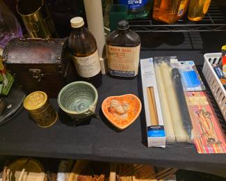 Vintage bottles, matches & more