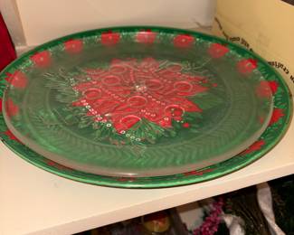 Master bedroom closet - large platter 