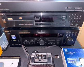 Sony Electronics  ~ top is high density linear converter  & bottom item is digital Audio/Video Control Center 