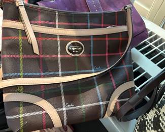 Master bedroom - Vintage Coach purse