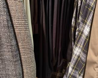 Master bedroom closet - Men’s Jackets & flannel 