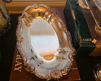 Silver tray with original box