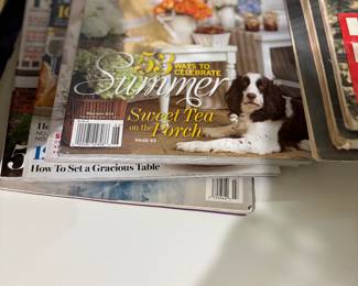 Master bathroom- magazines 