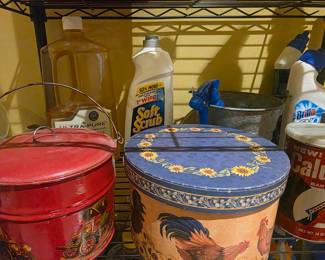 Various cans & cleaners