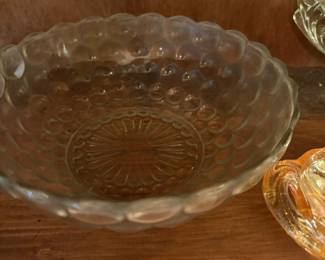 Bubble glass bowl 