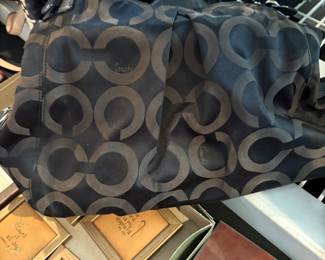 Master bedroom - coach purse 