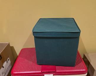 Coca-Cola cooler & box 