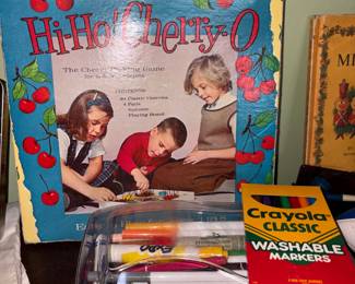Game, crayons & more