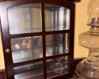 Small curio cabinet