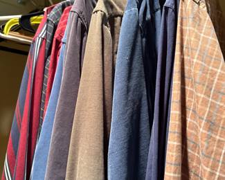 Master bedroom closet - More shirts