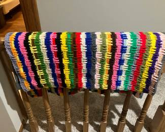 Rainbow knit cover