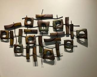 Large metal wall art