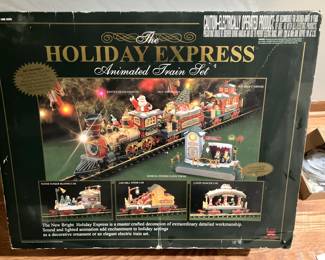 Holiday Express animated train set