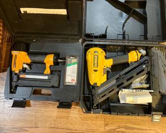 Bostitch 18ga brad nailer, DeWalt angles nailer D51275