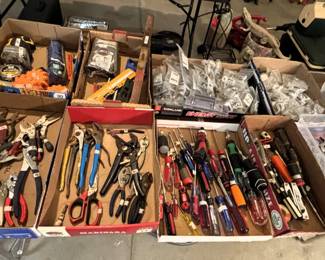 Variety of hand tools and misc.
