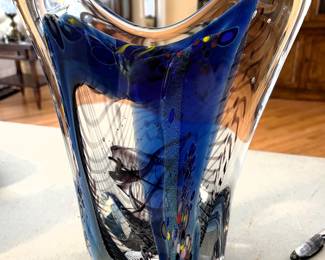 BUY IT NOW! $395.00. Call Jan at 314 960-5700. Rollin Karg Signed Art Glass Sculpture, rough at base.