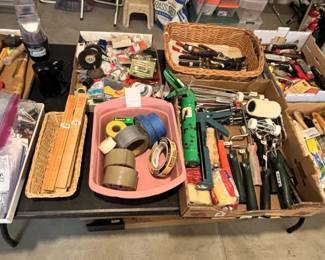 Variety hand tools and misc.