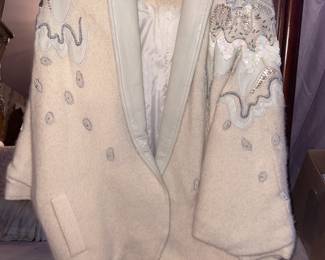 FABULOUS Clothing Collection Featuring Many Vintage Pieces From The 1980s Like.....Western Wear, Velvet Smoking Jackets, Corduroy Pants, Colorful Pant Suits, Snakeskin Sweaters, Rhinestoned & Bedazzled Blazers, Bell Bottom Dresses, Etc.