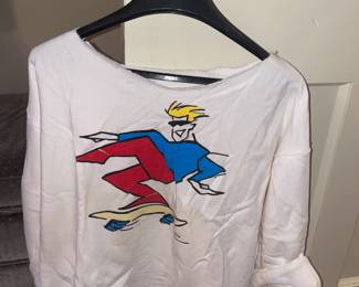 FABULOUS Clothing Collection Featuring Many Vintage Pieces From The 1980s Like.....Western Wear, Velvet Smoking Jackets, Corduroy Pants, Colorful Pant Suits, Snakeskin Sweaters, Rhinestoned & Bedazzled Blazers, Bell Bottom Dresses, Etc.