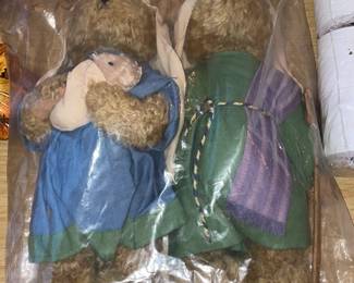 Religious Holy Family Plush Bear Set