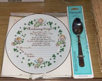 Christening Plate