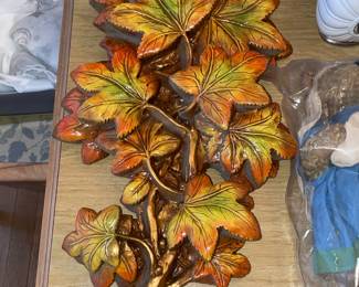 Large Chalkware Wall Decor