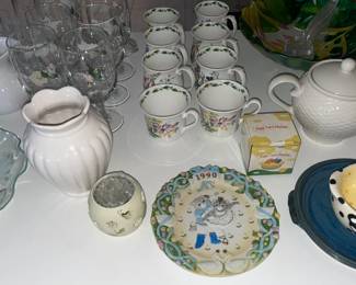 Assorted Kitchenware (China, Glassware, Crystal, Small Appliances, Etc.)
