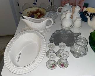Assorted Kitchenware (China, Glassware, Crystal, Small Appliances, Etc.)