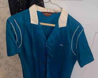 FABULOUS Clothing Collection Featuring Many Vintage Pieces From The 1980s Like.....Western Wear, Velvet Smoking Jackets, Corduroy Pants, Colorful Pant Suits, Snakeskin Sweaters, Rhinestoned & Bedazzled Blazers, Bell Bottom Dresses, Etc.