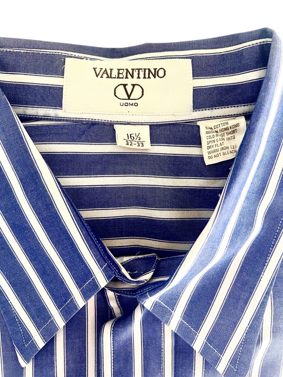 Valentino Men's Long Sleeve Dress Shirt