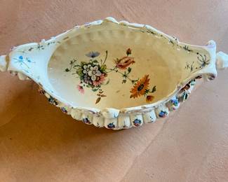 Vintage Italian Capodimonte Style Bowl