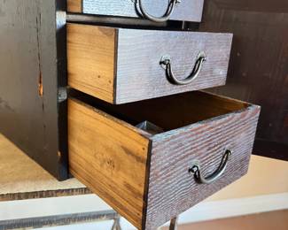 Antique Chinese Three Drawer Chest