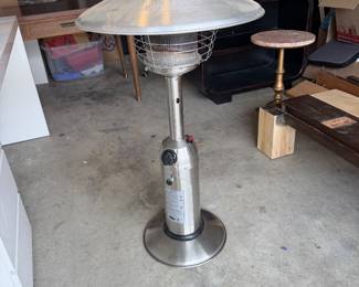 Outdoor heater table top size