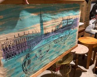 Italian tapestry art piece