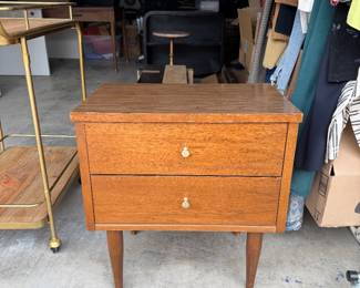 Mid-century modern vintage nightstand
