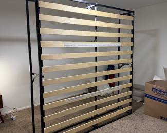 King size modern platform bed stand