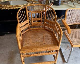 Bamboo authentic vintage chair