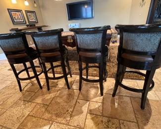 Four 29" tall barstools by Marge Carson