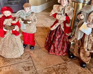 33” tall Carolers & 26” tall Carolers 