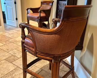 Backside of Ethan Allen barstool