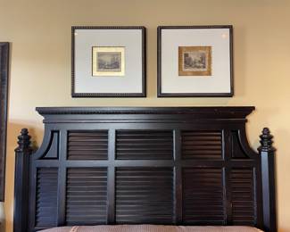 Tommy Bahama king bed (mattress and linens not for sale)